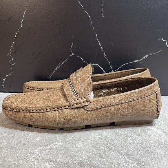 Bruno Marc Oakland-01 Loafers Brown Size 8m - Picture 3 of 9